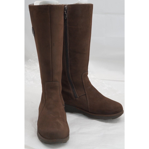 Pajar Canada Boots Shearling Lined Zip Knee High Size 40 - Picture 3 of 11